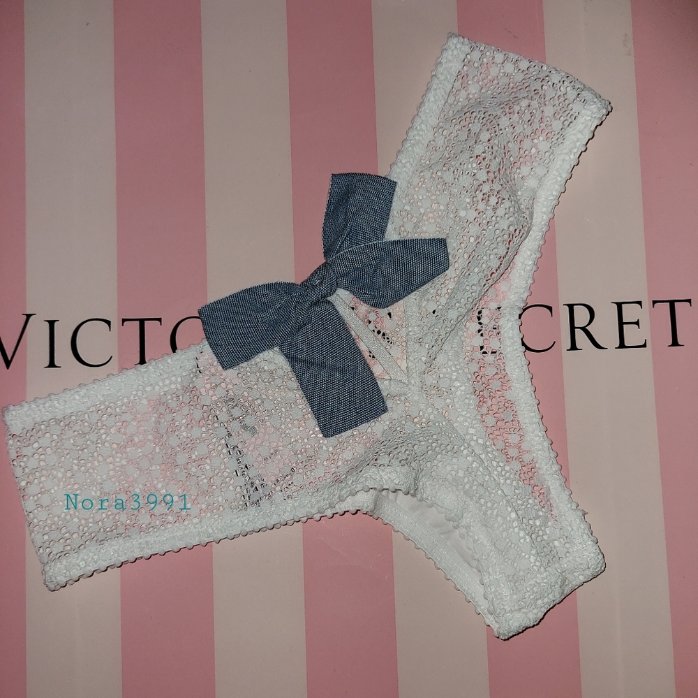 New VS bow cheeky panties size S - Picture 6 of 8
